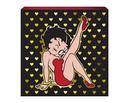 Cadre Betty Boop en bois 6"X6"